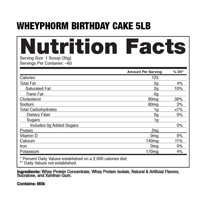 WHEYPHORM® - 5Lb