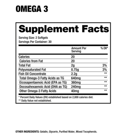Omega 3 - 60ct