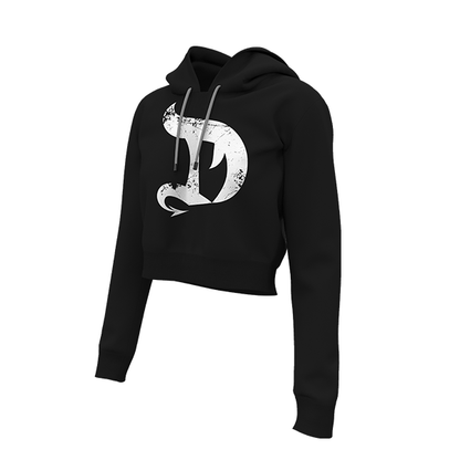 Blackout Cropped Hoodie