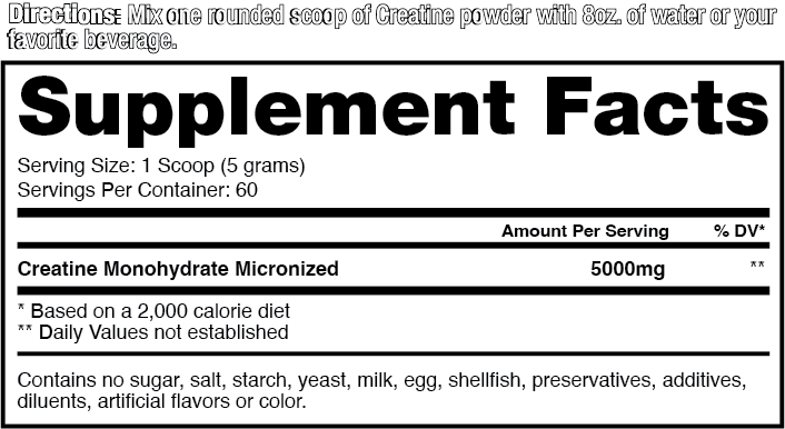 CREATINE MONOHYDRATE