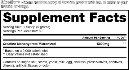 CREATINE MONOHYDRATE