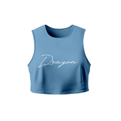 MIAMI CROPPED TANK AQUA