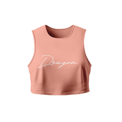 MIAMI CROPPED TANK PEACH