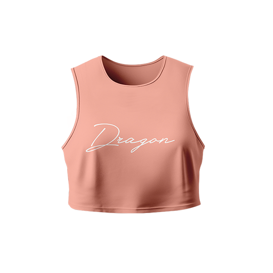 MIAMI CROPPED TANK PEACH